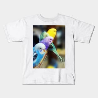 Parakeets Photo Kids T-Shirt